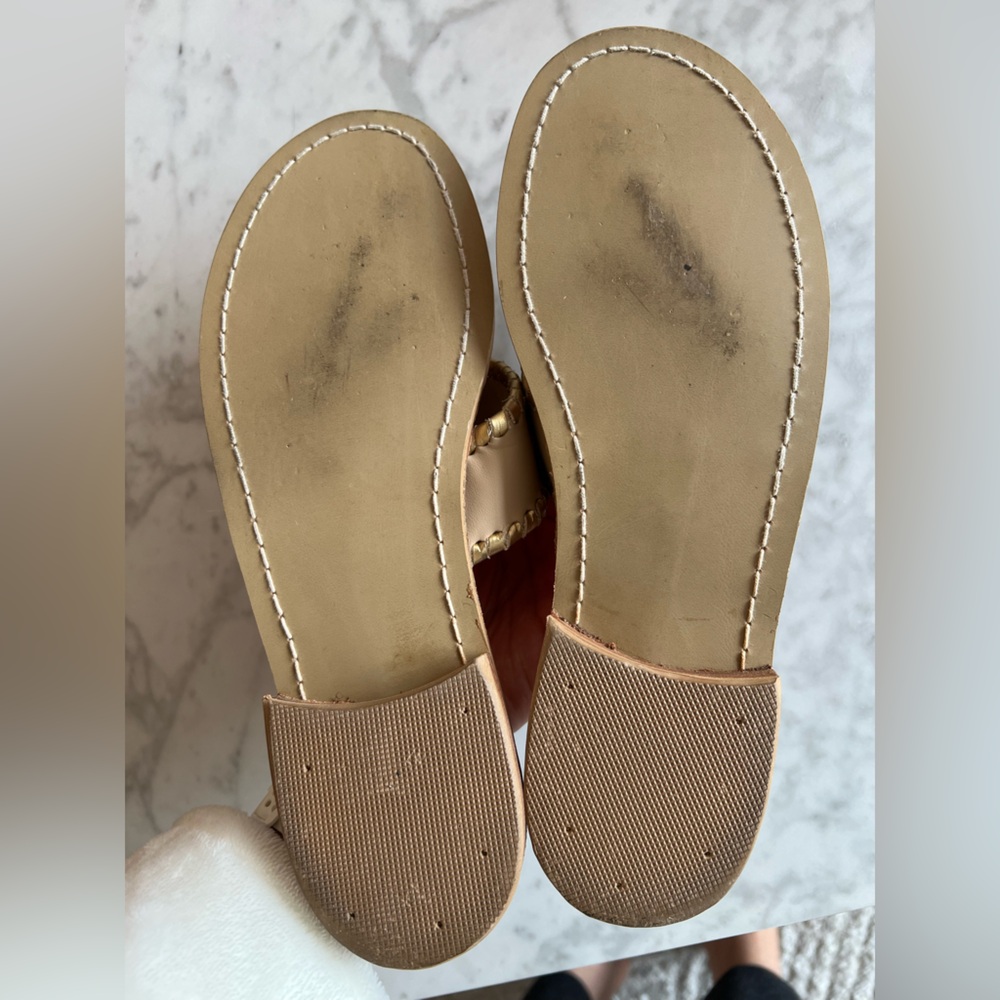 Jack Rogers Nantucket Gold Sandals